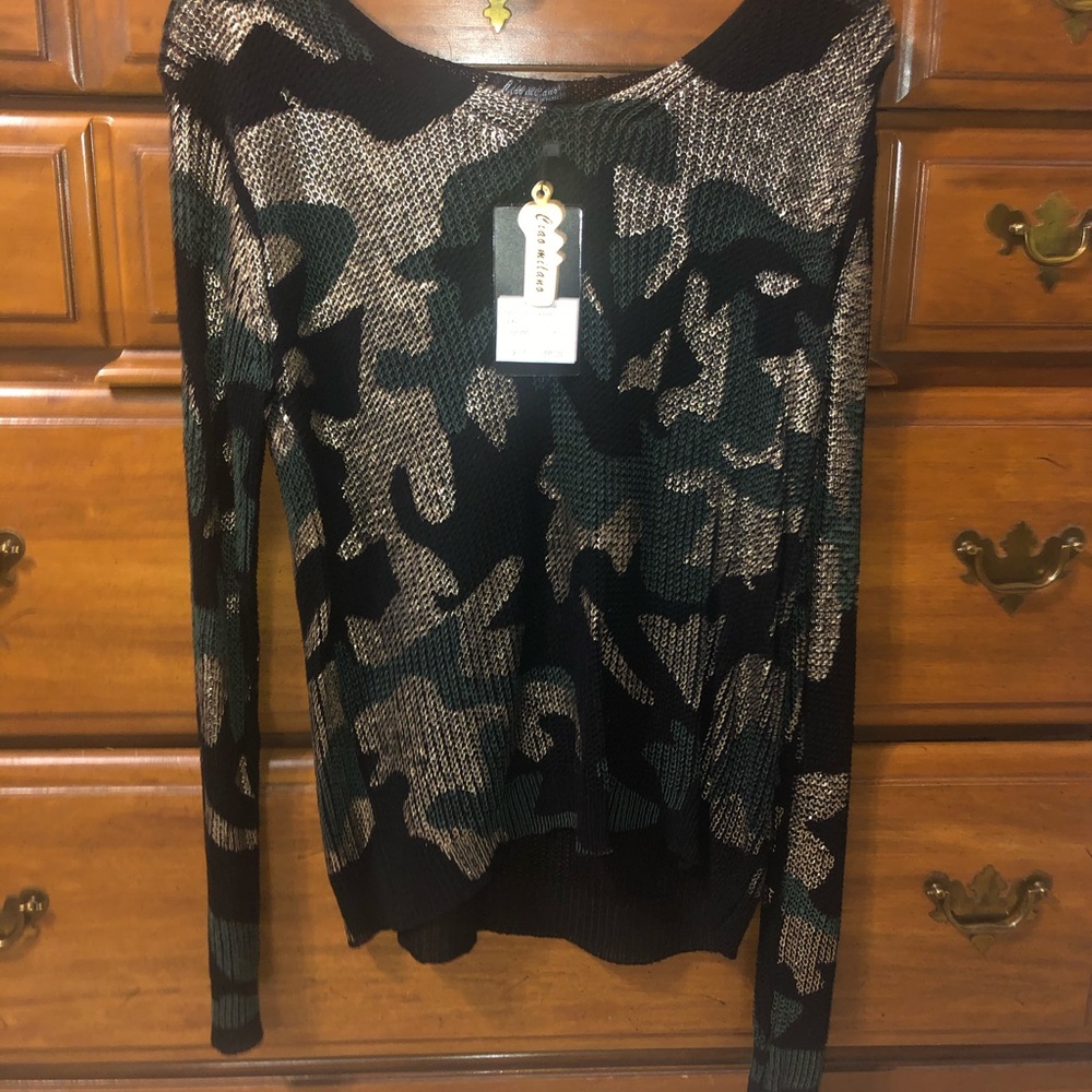 Camo sweater